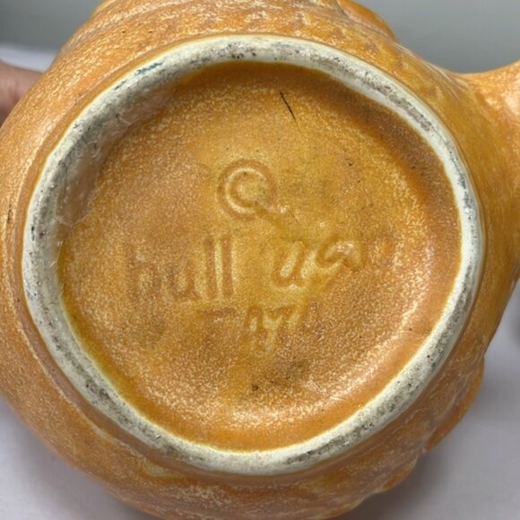 Vintage Hull Peach Ceramic Bird Planters - Picture 8 of 10